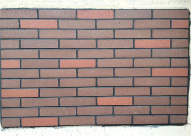 Красный приглаживайте разделенный кирпич стороны для внешней строительной конструкции стены плакирования