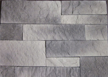Покрашенный антиквариатом искусственный клей плитки каменной стены Фаукс материальный