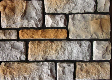 Красочный искусственный камень стены для внутреннего/внешнего нестандартного размера отделки стен