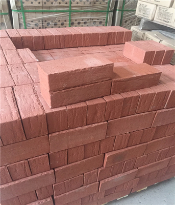 Красный твердый кирпич глины с античной стороной кирпича на сооружение стены жилищного строительства 210 кс 100 кс 65 мм
