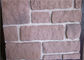 Украсьте поддельные плитки каменной стены, поверхность твердого тела заволакивания стены утеса Фаукс