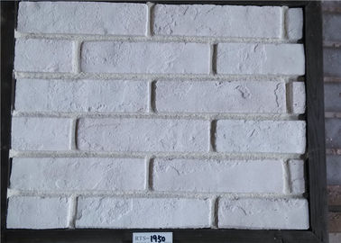 Поверхность толщины 10-15мм украшения кирпича белого Фаукс внешняя твердая
