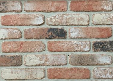 5D20-6 Indoor Faux Brick Wall Panels , Clay Exterior Brick Tiles For Walls 210x55x12mm
