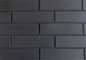 Черная декоративная винтажная облицовка кирпича, ровные внешние панели кирпича