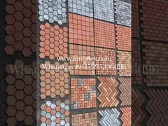 Красные рекультивированные глиняные кирпичи бесплатный образец для стены 240 * 50 * 20 мм