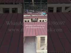 Сплит плитки Внешний тонкий кирпич Красный эффект облицовка Легкое строительство